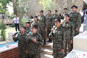 مراسم رونمایی از یادمان شهدای گمنام